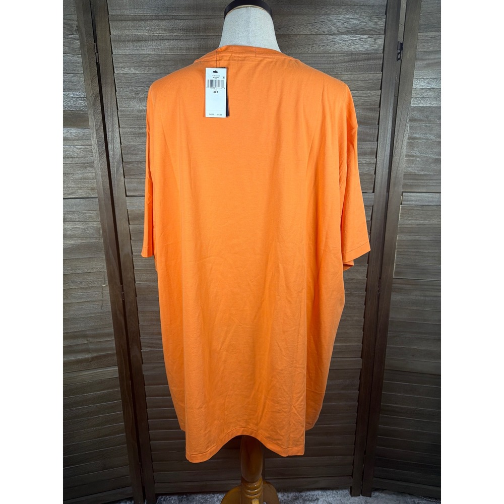 Polo Ralph Lauren Mens 4XLT Orange Graphic Logo T-Shirt Big & Tall NWT - Picture 5 of 9